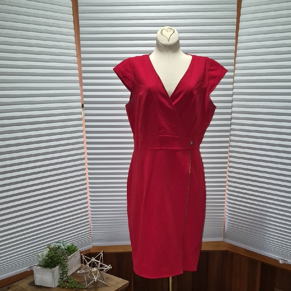 🎈Calvin Klein Lipstick Red Dress